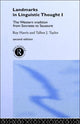 Book cover of: Landmarks In Linguistic Thought Volume I. By: Professo Harris