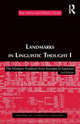 Book cover of: Landmarks In Linguistic Thought Volume I. By: Professo Harris