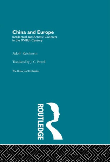 Book cover of: China and Europe. By: A. Reichwein