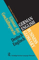 Book cover of: German/English Business Glossary