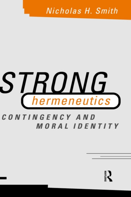 Book cover of: Strong Hermeneutics