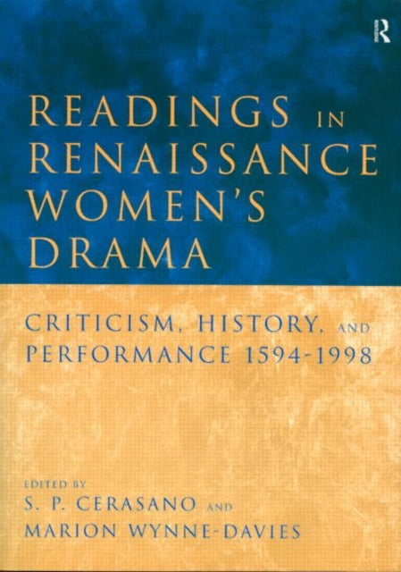 Book cover of: Readings in Renaissance Women's Drama