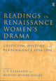 Book cover of: Readings in Renaissance Women's Drama