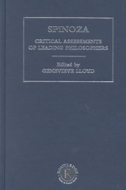 Book cover of: Spinoza. By: G. Lloyd