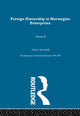 Book cover of: Foreign Ownership Norwegn Ent