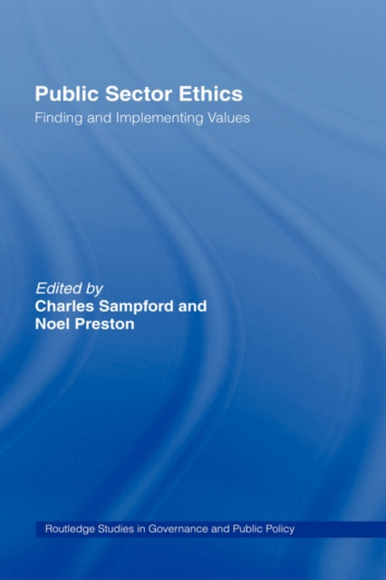 Book cover of: Public Sector Ethics. By: C. Samford