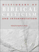 Book cover of: Dictionary of Biblical Criticism and Interpretation. By: S. Porter