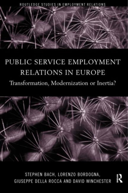 Book cover of: Public Service Employment Relations in Europe. By: Stephen Bach