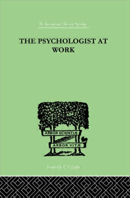 Book cover of: Psychologist At Work. By: M R HARROWER