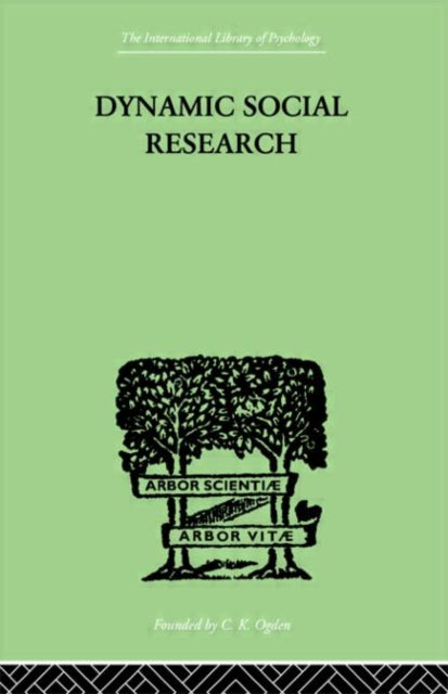 Book cover of: Dynamic Social Research. By: John J & HADER