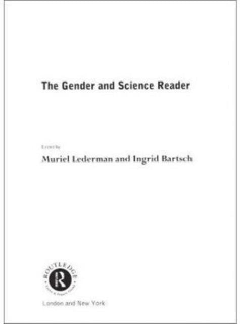 Book cover of: Gender and Science Reader. By: M. Lederman