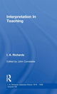Book cover of: Interpretation In Teaching V 8