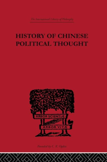 Book cover of: History of Chinese Political Thought. By: Liang Chi-Chao