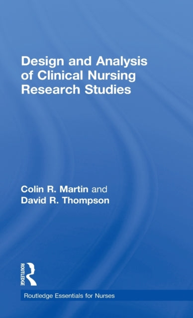 Book cover of: Design and Analysis of Clinical Nursing Research Studies