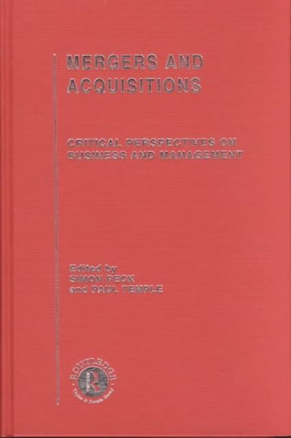 Book cover of: Mergers and Acquisitions. By: Paul Temple