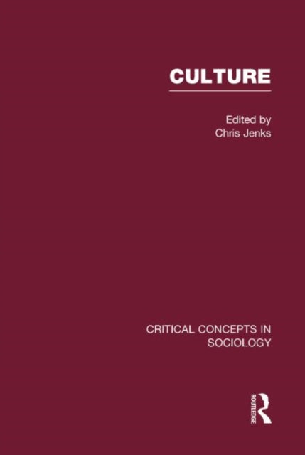 Book cover of: Culture. By: Chris Jenks