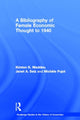 Book cover of: Bibliography of Female Economic Thought up to 1940