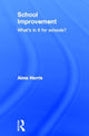 Book cover of: School Improvement. By: Alma Harris