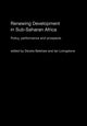 Book cover of: Renewing Development in Sub-Saharan Africa. By: Deryke Belshaw