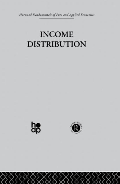Book cover of: L: Income Distribution. By: J. Lesourne