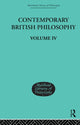 Book cover of: Contemporary British Philosophy. By: H. D. Lewis
