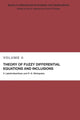Book cover of: Theory of Fuzzy Differential Equations and Inclusions. By: Vangipuram Lakshmikantham