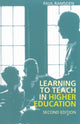 Book cover of: Learning to Teach in Higher Education