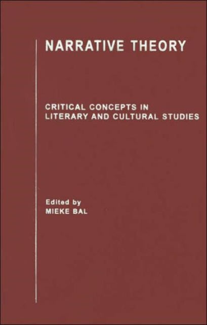 Book cover of: Narrative Theory. By: Mieke Bal
