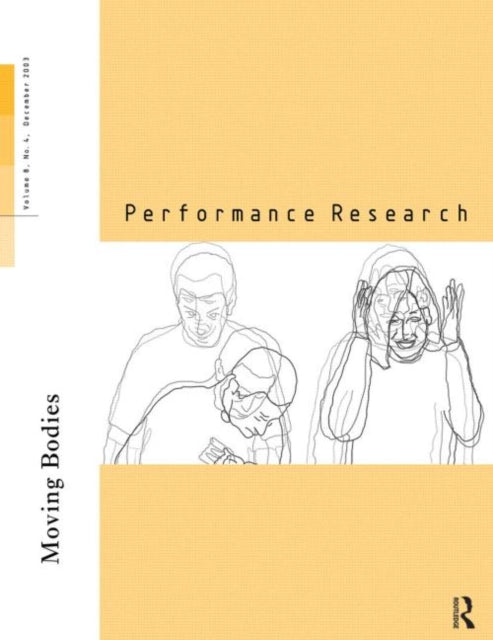 Book cover of: Performance Research V8 Issue. By: David Williams