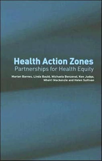 Book cover of: Health Action Zones. By: Marian Barnes
