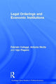 Book cover of: Legal Orderings and Economic Institutions