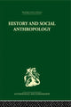 Book cover of: History and Social Anthropology. By: I.m. Lewis