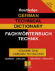Book cover of: German Technical Dictionary (Volume 1). By: Robert Dimand