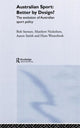 Book cover of: Australian Sport - Better by Design?. By: Bob Stewart