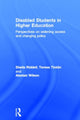 Book cover of: Disabled Students in Higher Education. By: Sheila Riddell