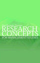 Book cover of: Research Concepts for Management Studies