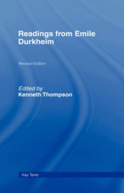Book cover of: Readings from Emile Durkheim