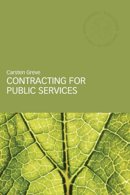 Book cover of: Contracting for Public Services. By: Carsten Greve