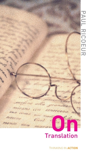 Book cover of: On Translation. By: Paul Ricœur