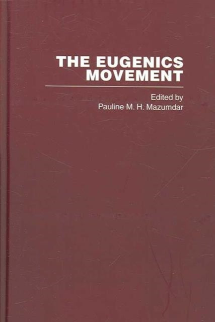 Book cover of: Eugenics Movement. By: Mazumdar
