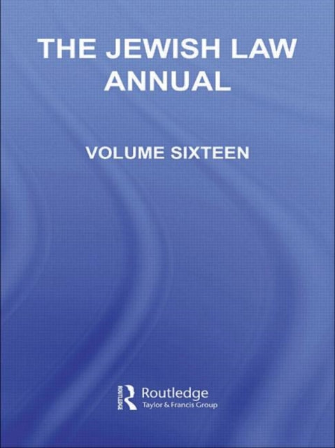 Book cover of: Jewish Law Annual Volume 16. By: Neil Hecht