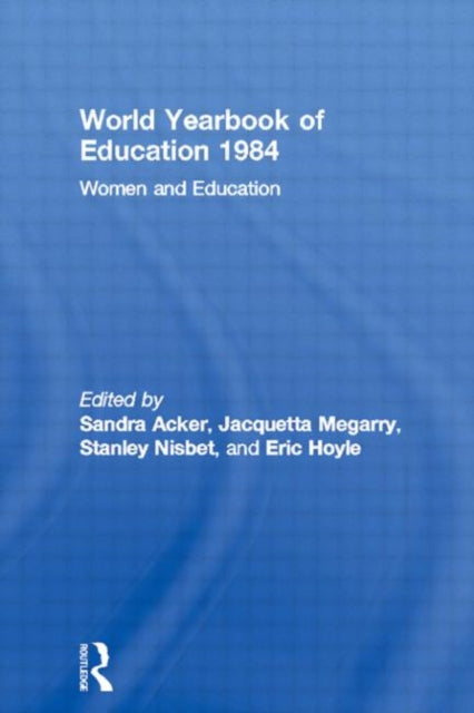 Book cover of: World Yearbook of Education 1984