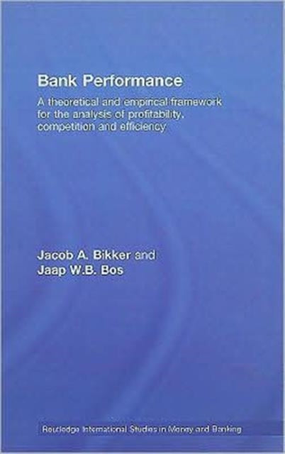 Book cover of: Bank Performance. By: Jacob Bikker