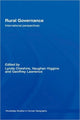 Book cover of: Rural Governance. By: Chesire/Higgins