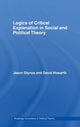 Book cover of: Logics of Critical Explanation in Social and Political Theory. By: Jason Glynos
