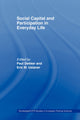 Book cover of: Social Capital and Participation in Everyday Life. By: Paul Dekker