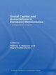 Book cover of: Social Capital and Associations in European Democracies. By: W.A. Maloney