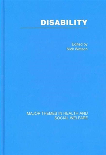 Book cover of: Disability. By: Nick Watson