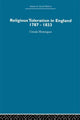 Book cover of: Religious Toleration in England. By: Henriques.