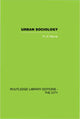Book cover of: Urban Sociology. By: R. N. Morris